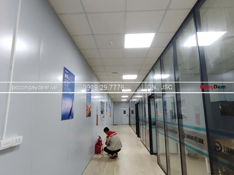 Bảo trì hệ thống PCCC nhà máy công ty điện tử Liankang, KCN Vân Trung