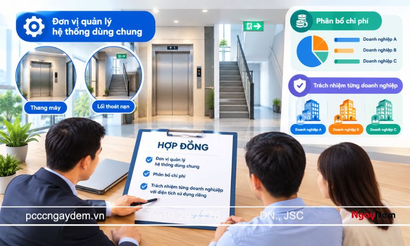 Bảo trì PCCC văn phòng: Trách nhiệm bảo trì hệ thống thuộc về ai? Thuê nguyên căn độc lập, hoặc có cải tạo/lắp thêm thiết bị riêng