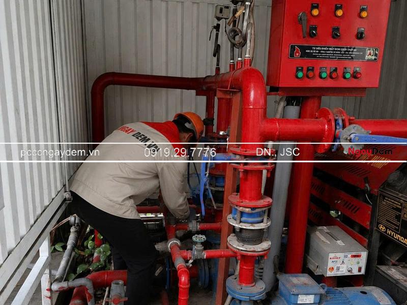 Bảo trì hệ thống PCCC nhà máy Công ty Cổ phần Vũ Hoàng Minh