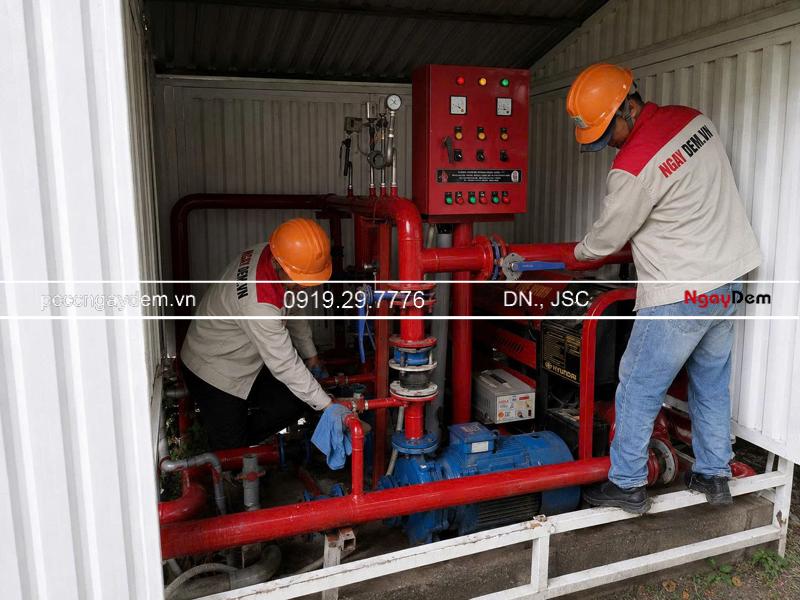 Bảo trì hệ thống PCCC nhà máy Công ty Cổ phần Vũ Hoàng Minh Bảo trì máy bơm chữa cháy