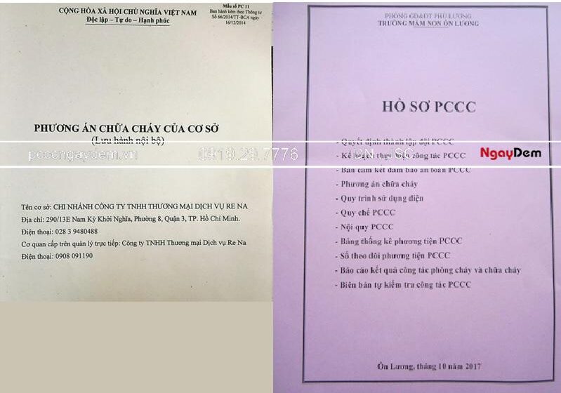 Dịch vụ làm hồ sơ PCCC trọn gói: Chuẩn, Nhanh, Chỉ từ 500k Dịch vụ làm hồ sơ PCCC