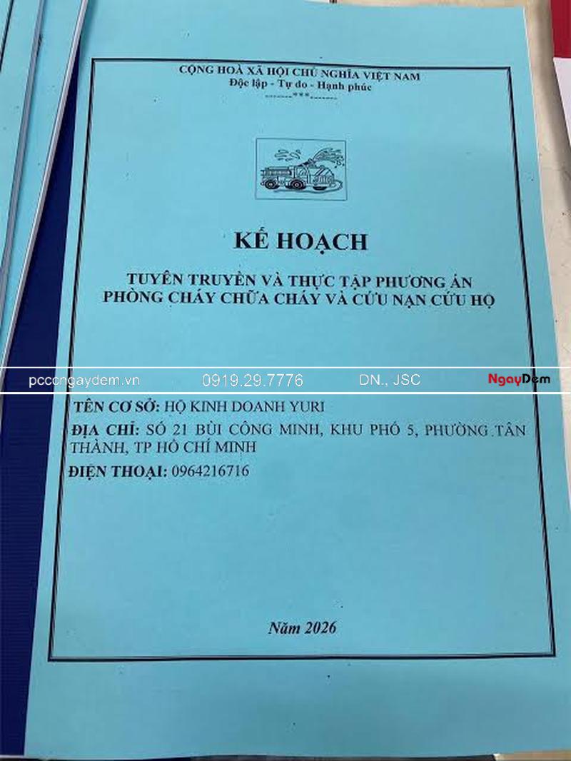 Dịch vụ làm hồ sơ PCCC trọn gói: Chuẩn, Nhanh, Chỉ từ 500k Dịch vụ làm hồ sơ PCCC