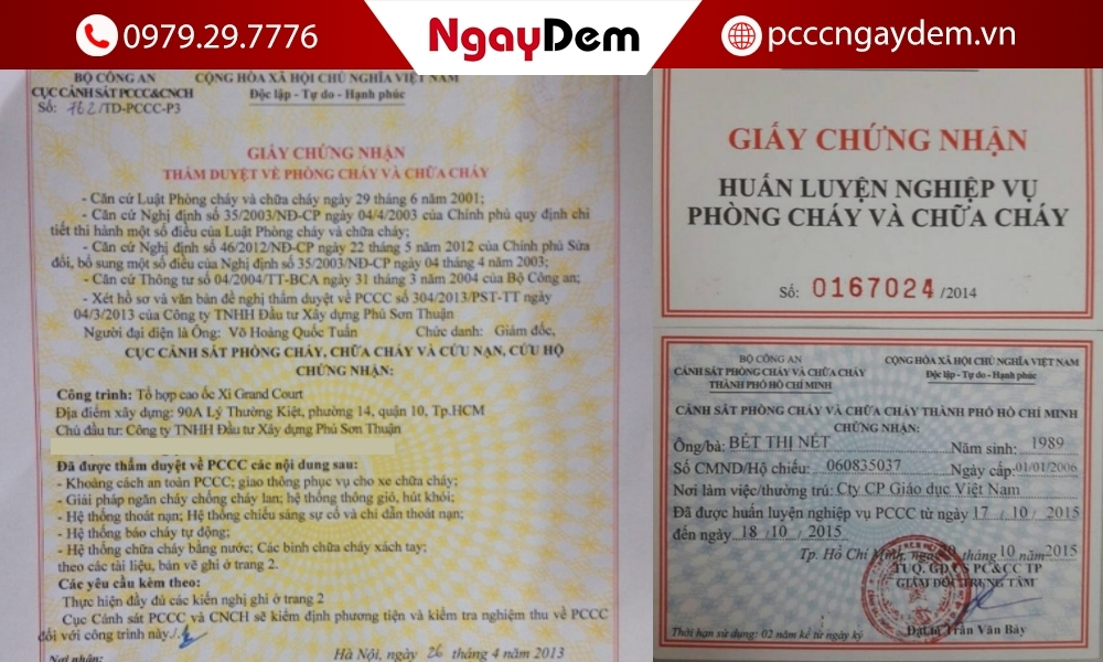 Dịch vụ làm hồ sơ PCCC