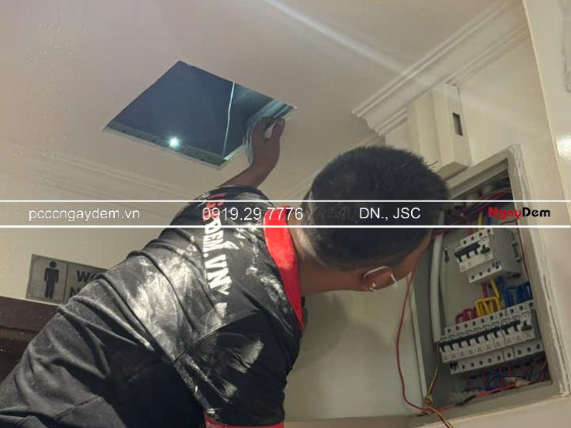 Bảo trì hệ thống phòng cháy chữa cháy Khách sạn A89 Rosarian toàn diện bảo trì pccc khách sạn