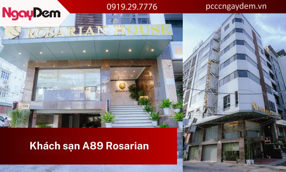 Bảo trì hệ thống phòng cháy chữa cháy Khách sạn A89 Rosarian