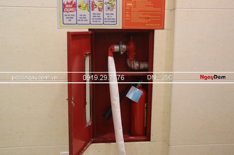 Bố trí, Lắp đặt họng nước chữa cháy vách tường: Thực trạng, Giải pháp PCCC Ngày Đêm lắp đặt họng nước chữa cháy vách tường chuẩn thiết kế