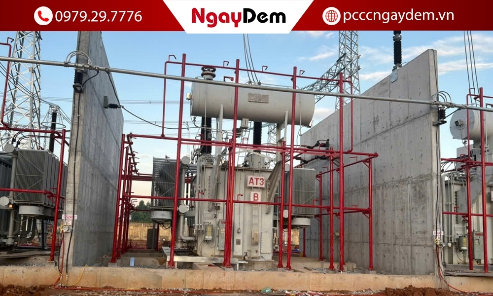 Thi công PCCC Trạm biến áp uy tín, lắp đặt đúng quy chuẩn QCVN Thi công PCCC Trạm biến áp