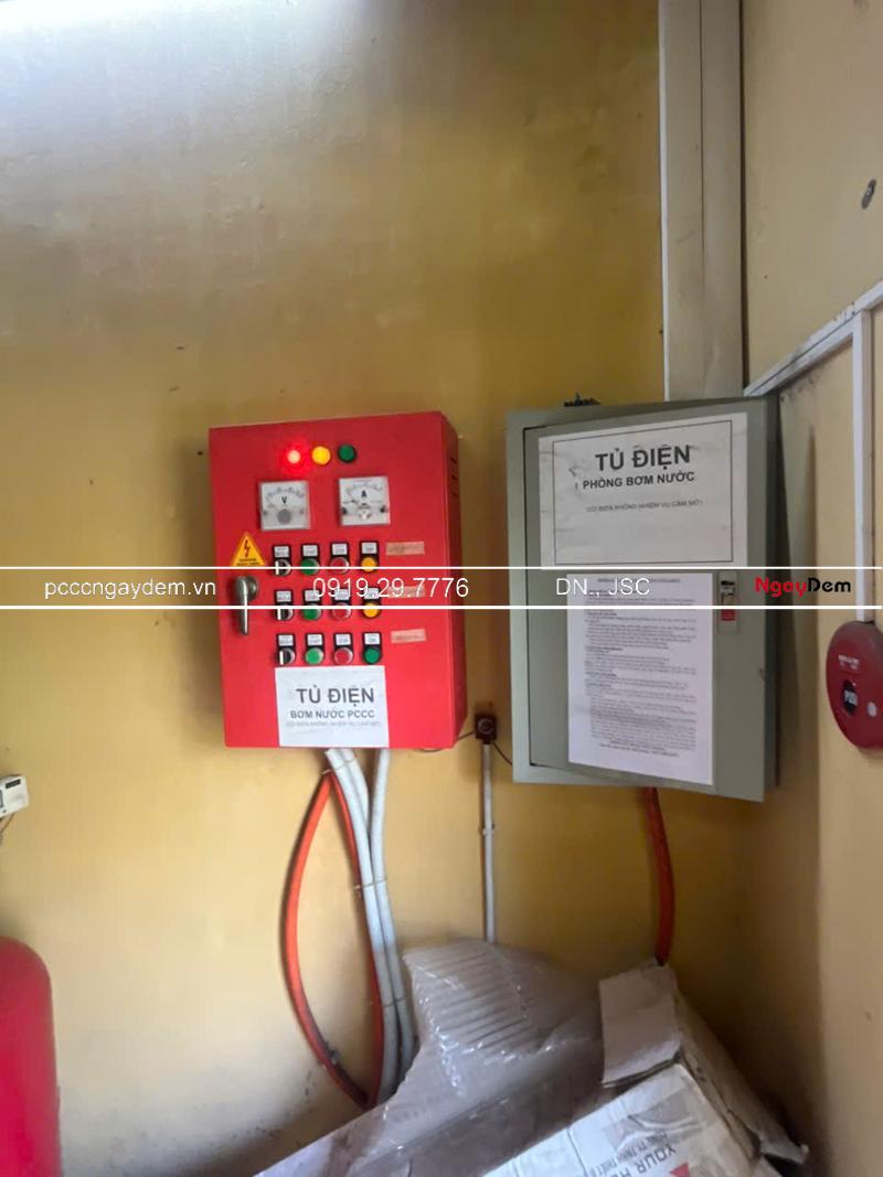 Lắp đặt thiết bị truyền tin báo cháy