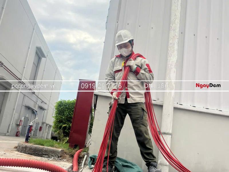 Bảo trì PCCC nhà máy Longcheer Meiko, KCN Quang Minh, Hà Nội