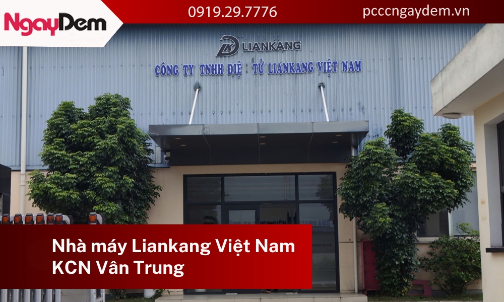 Bảo trì hệ thống PCCC nhà máy điện tử Liankang