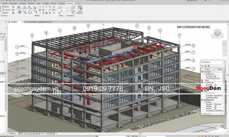 Ứng dụng BIM (Building Information Modeling) trong thiết kế PCCC