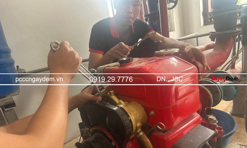 Nhà máy, khu công nghiệp cần duy trì máy bơm PCCC sẵn sàng 24/7