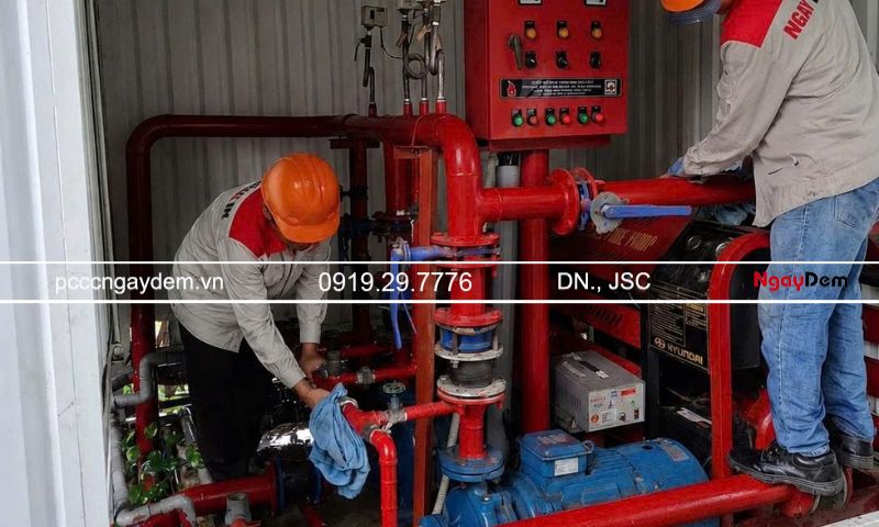 Sửa chữa, bảo dưỡng máy bơm PCCC Thanh Hóa tại PCCC Ngày Đêm