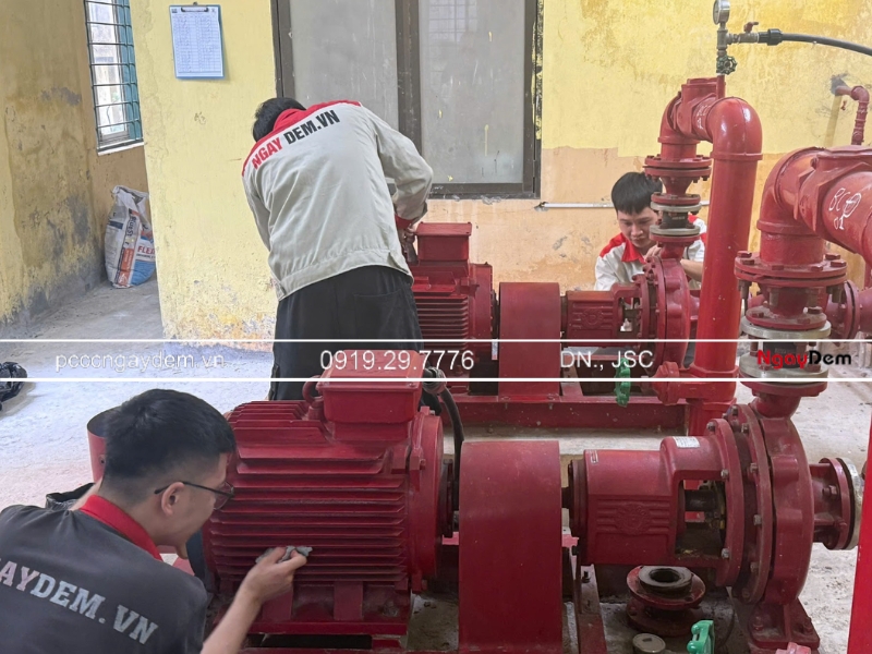 bảo dưỡng máy bơm PCCC Phú Thọ