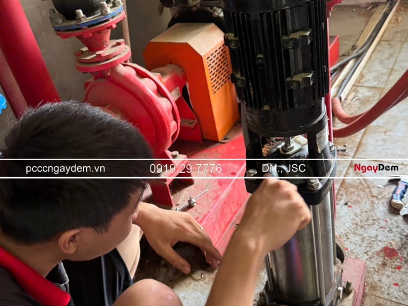 sửa chữa, bảo dưỡng máy bơm PCCC Phú Thọ