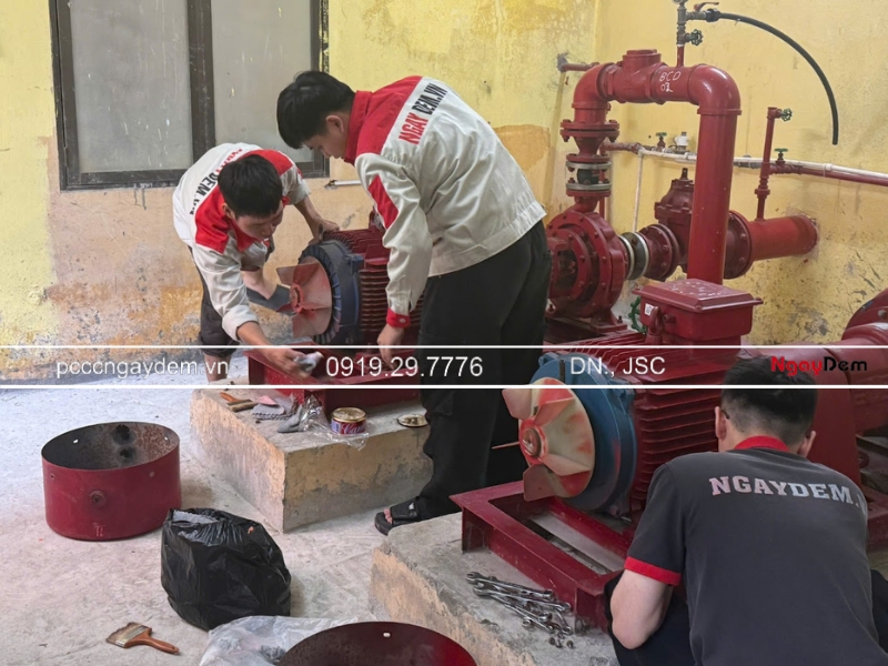bảo dưỡng máy bơm PCCC Phú Thọ