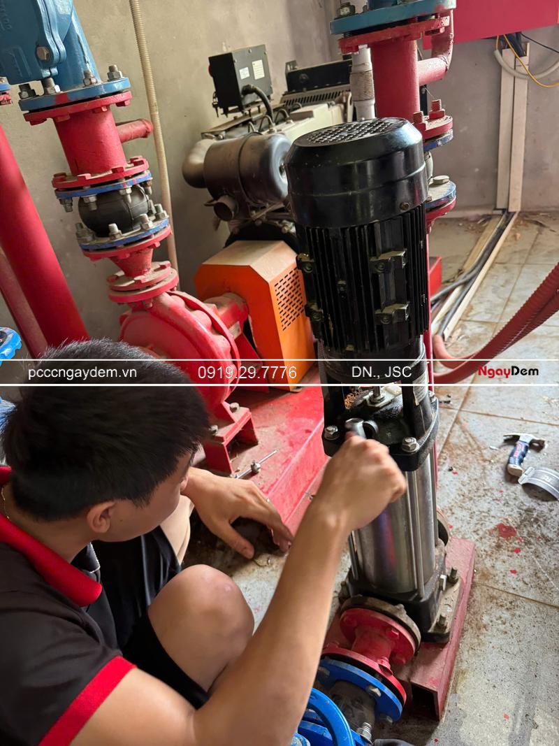 Sửa chữa máy bơm chữa cháy tại Hà Nam