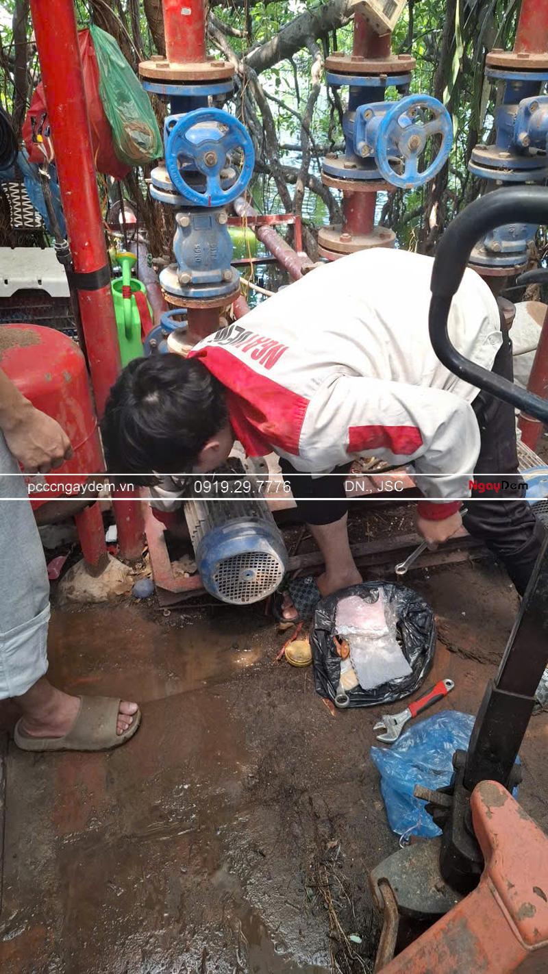 Sửa chữa máy bơm chữa cháy tại Hà Nam