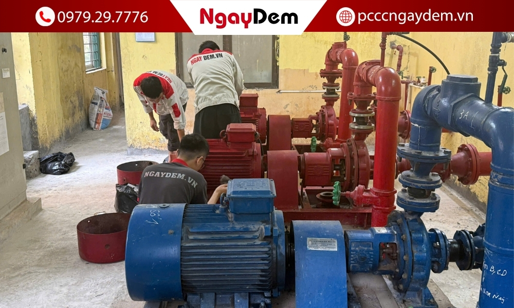 Bảo dưỡng và Sửa chữa máy bơm chữa cháy tại Hà Nam chuyên sâu sửa chữa máy bơm pccc hà nam