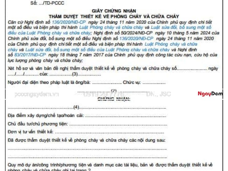 Thẩm duyệt thiết kế PCCC: Hồ sơ, chi phí, quy trình & quy định mới thẩm duyệt thiết kế PCCC