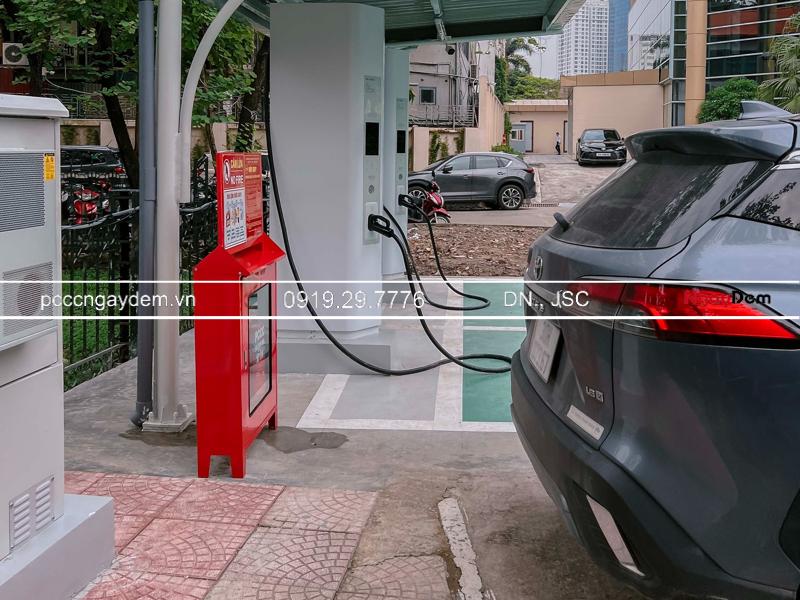 Thi công PCCC trạm sạc xe điện an toàn, lắp đặt trọn gói Lắp đặt hệ thống PCCC trạm sạc xe điện