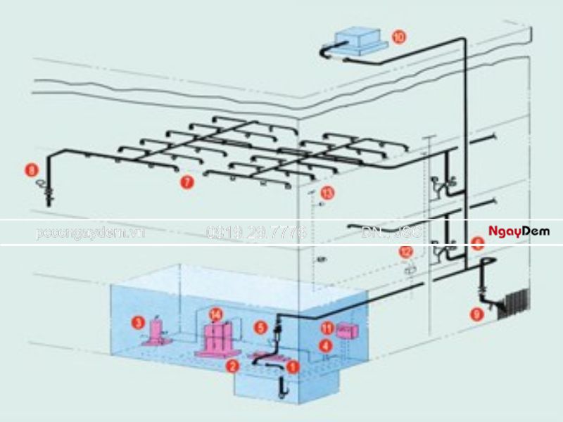 thiết kế hệ thống chữa cháy sprinkler