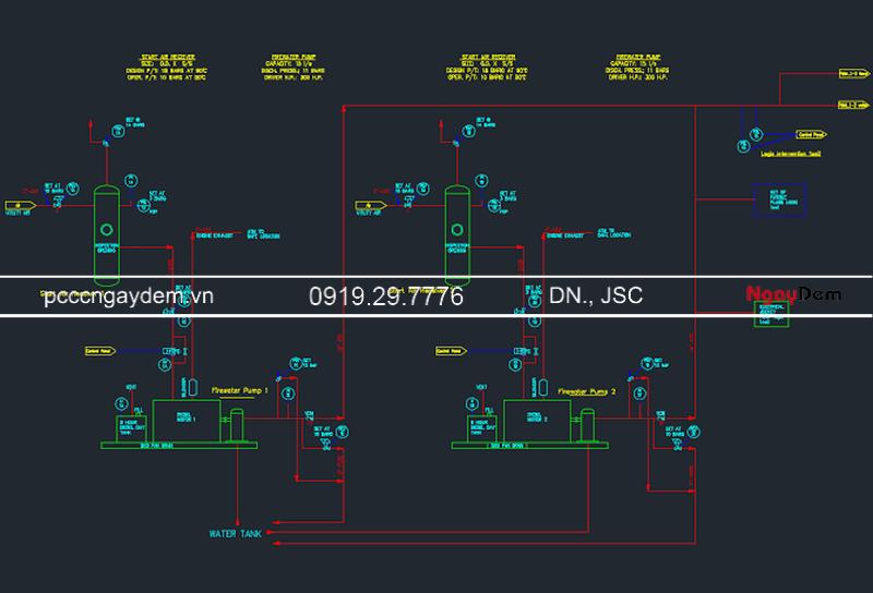 Thiết kế hệ thống máy bơm PCCC chữa cháy đạt chuẩn TCVN Thiết kế hệ thống máy bơm PCCC