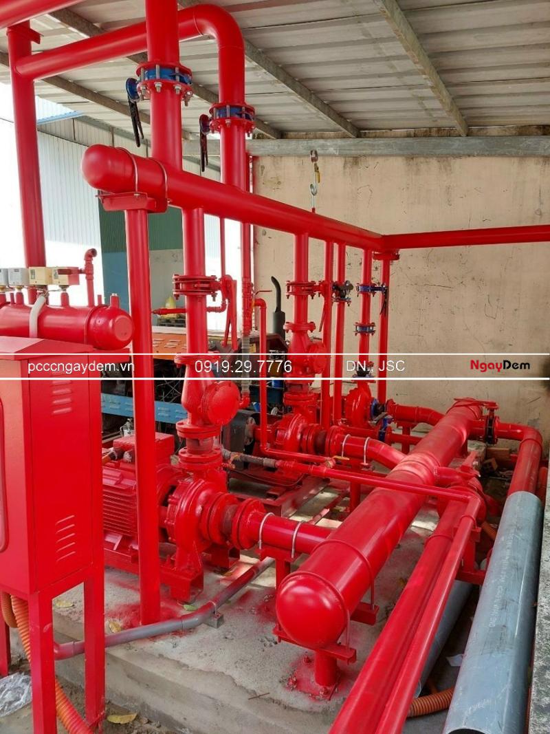 Thiết kế hệ thống máy bơm PCCC chữa cháy đạt chuẩn TCVN Thiết kế hệ thống máy bơm PCCC