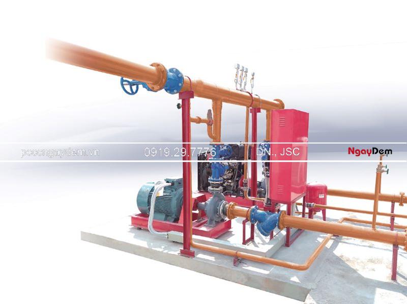 Thiết kế hệ thống máy bơm PCCC chữa cháy đạt chuẩn TCVN Thiết kế hệ thống máy bơm PCCC