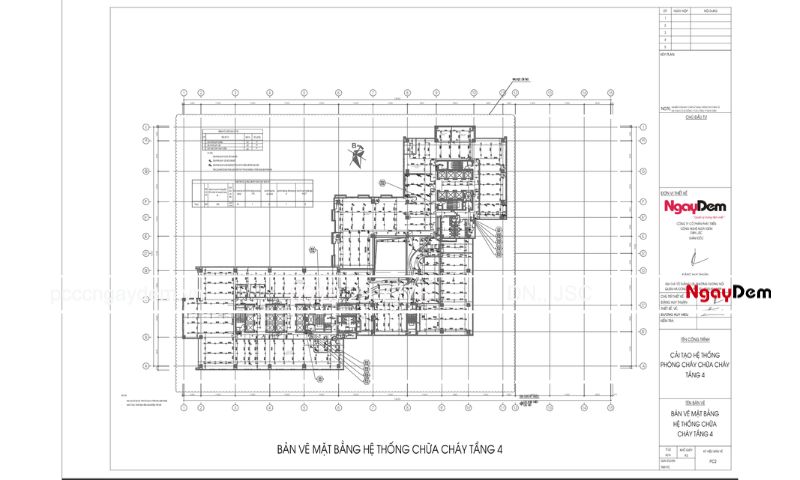 Bản vẽ cho một hệ thống PCCC
