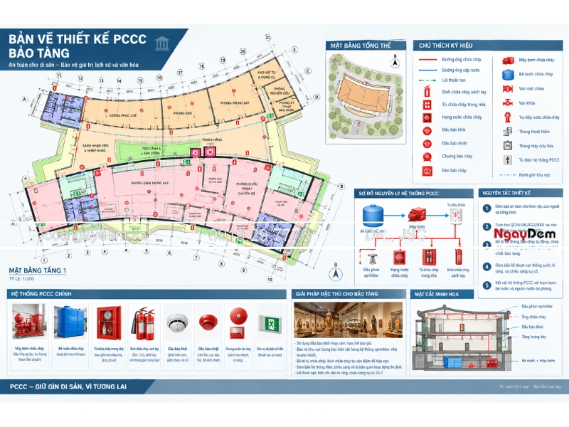 thiết kế PCCC bảo tàng