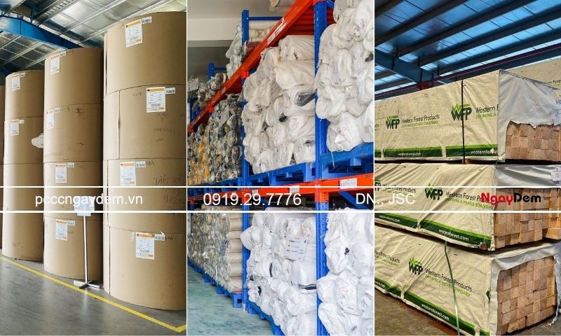 Giải pháp thiết kế PCCC kho hàng chuẩn quy định hiện hành Nhóm hàng cháy chậm (giấy, gỗ, vải)