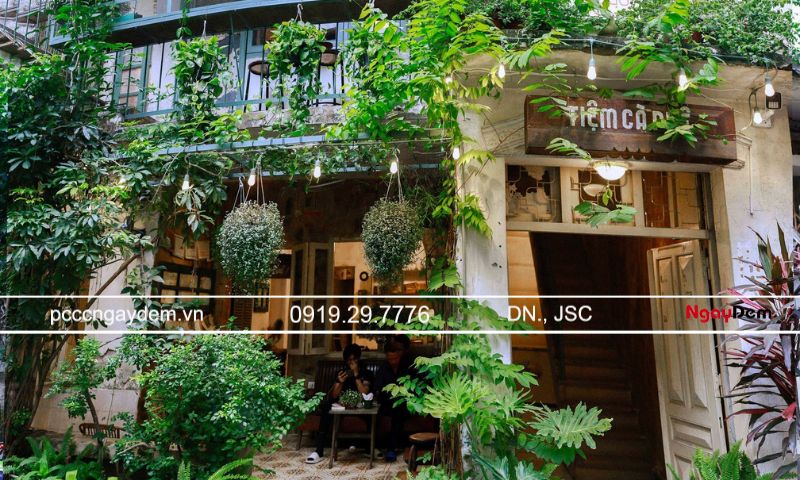 Thiết kế PCCC quán cafe, quán trà sữa: Giải pháp an toàn, đạt chuẩn Quán cafe nhà phố nhiều tầng