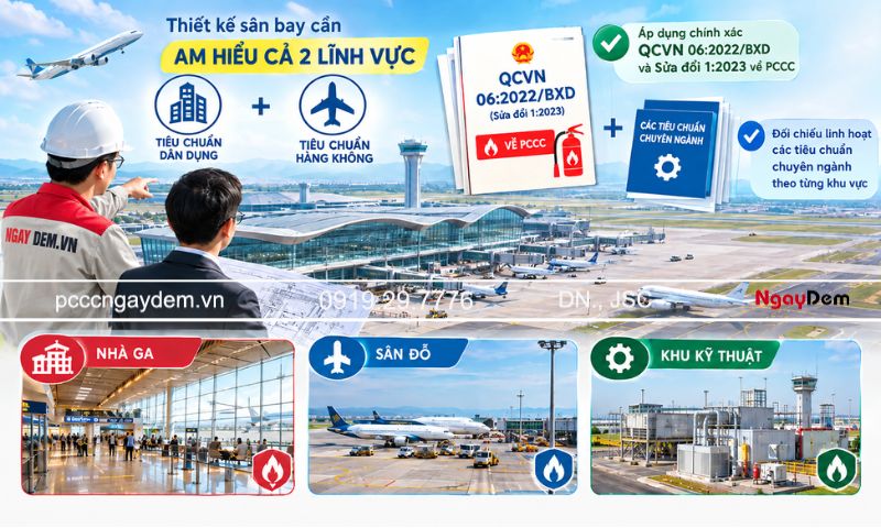 Am hiểu song song tiêu chuẩn dân dụng và chuyên ngành hàng không