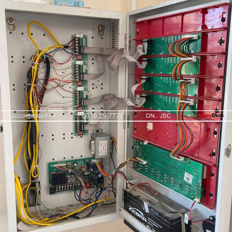 Bảo dưỡng & thay thế tủ điều khiển máy bơm PCCC trường THPT Lưu Hoàng