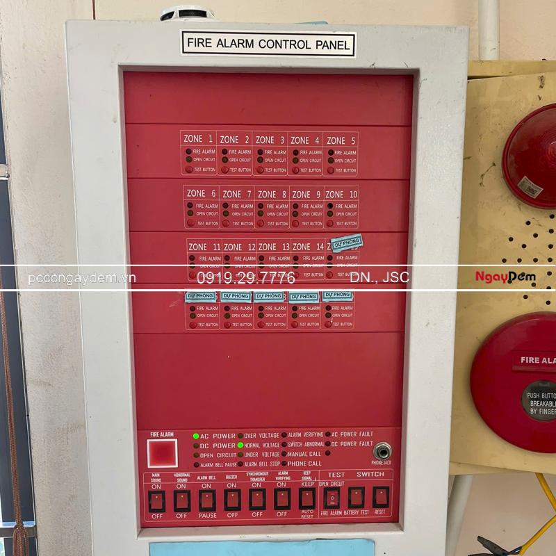 Bảo dưỡng & thay thế tủ điều khiển máy bơm PCCC trường THPT Lưu Hoàng