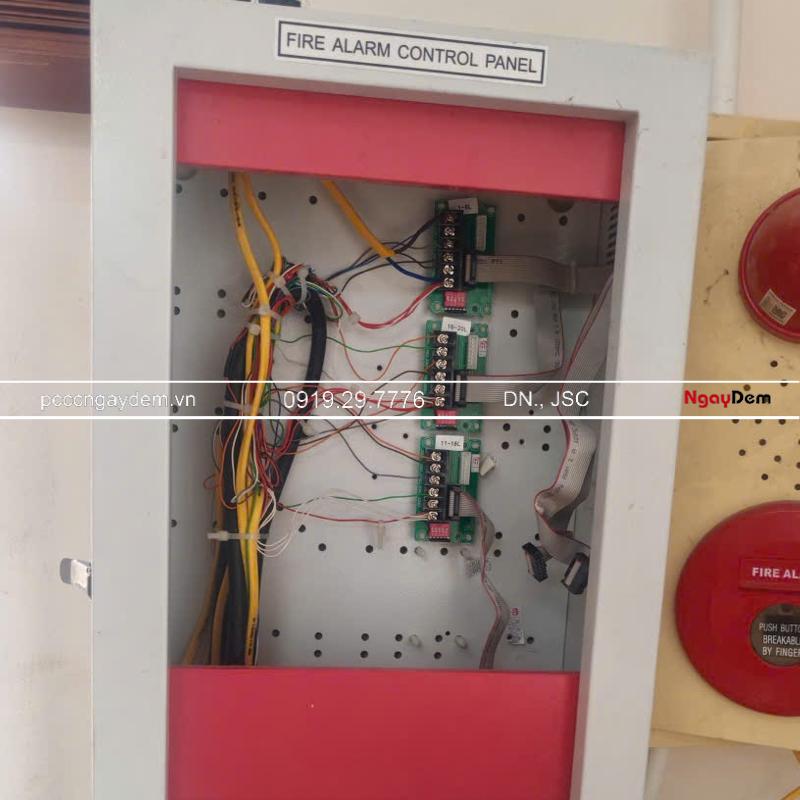 Bảo dưỡng & thay thế tủ điều khiển máy bơm PCCC trường THPT Lưu Hoàng