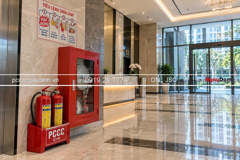 Bố trí bình chữa cháy