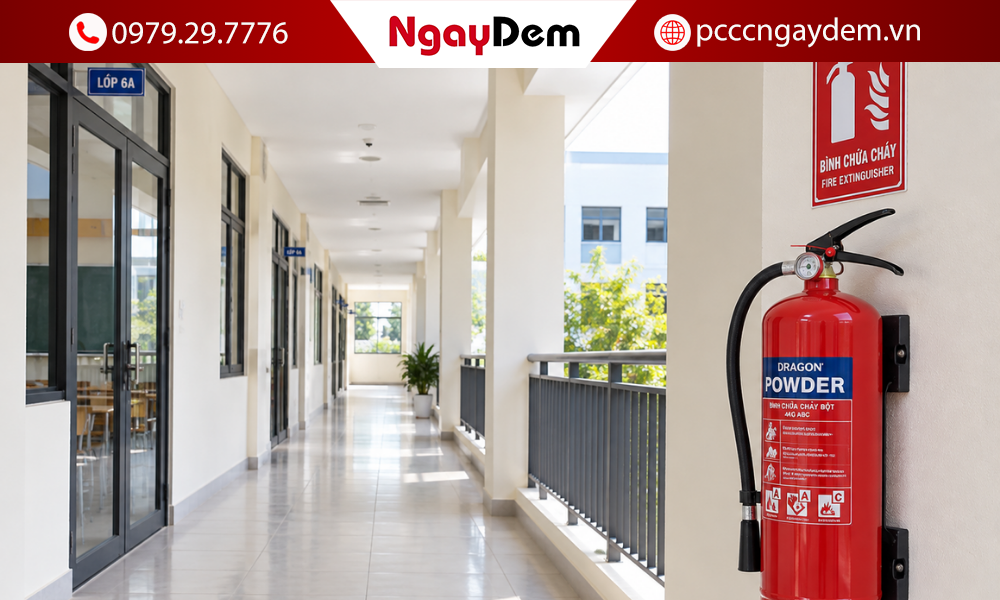 Cách bảo quản bình chữa cháy