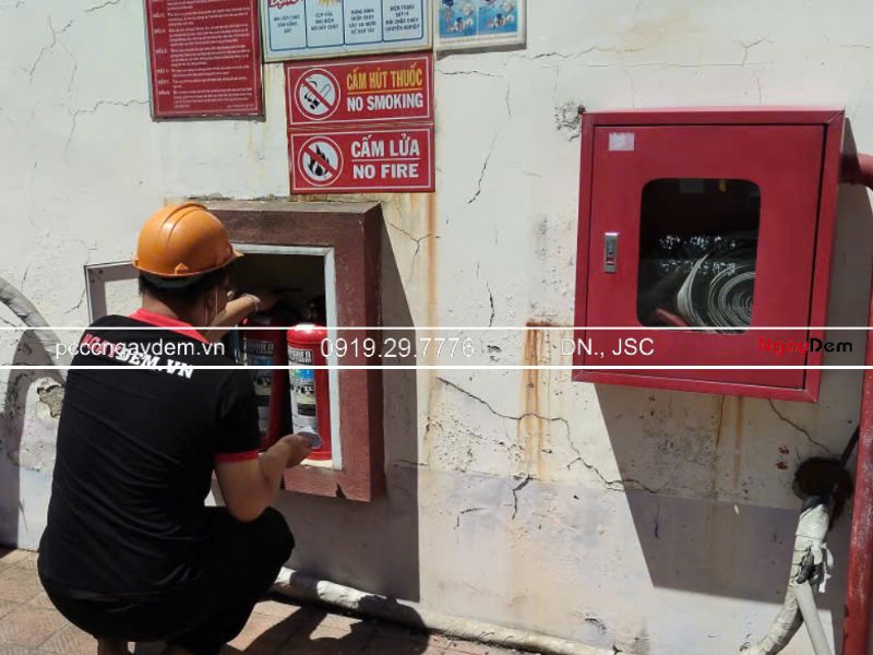 cách dán tiêu lệnh chữa cháy
