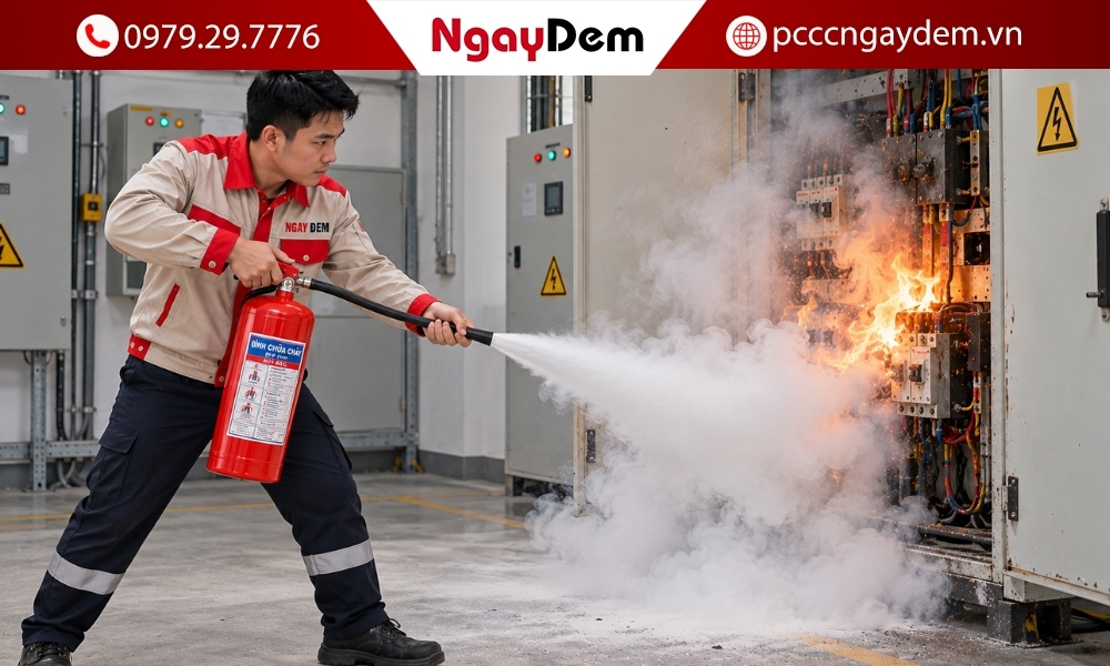 Cách sử dụng bình chữa cháy an toàn, hiệu quả, DẬP CHÁY TỨC THÌ Cách sử dụng bình chữa cháy an toàn