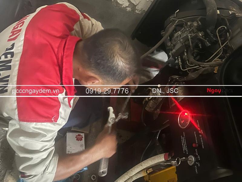Bảo dưỡng máy bơm cứu hỏa PCCC chung cư CT2 Vĩnh Hoàng, Hoàng Văn Thụ