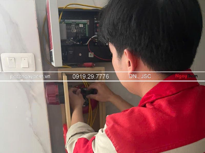 Thi công PCCC văn phòng Công ty CP Tập Đoàn Pon AZ Long Biên, Hà Nội