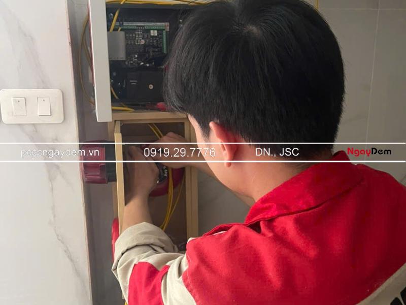 Thi công PCCC văn phòng Công ty CP Tập Đoàn Pon AZ Long Biên, Hà Nội
