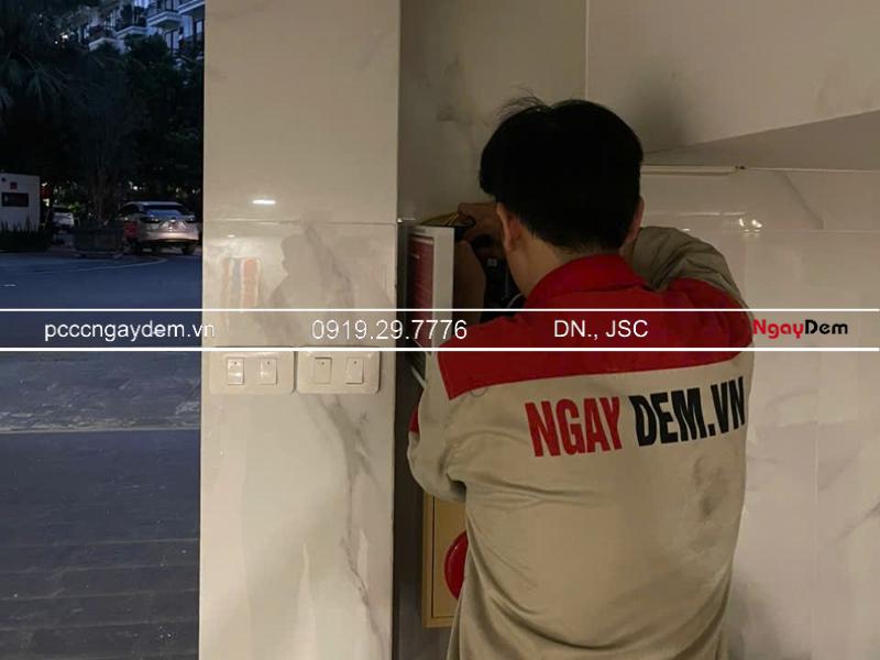 Thi công PCCC văn phòng Công ty CP Tập Đoàn Pon AZ Long Biên, Hà Nội