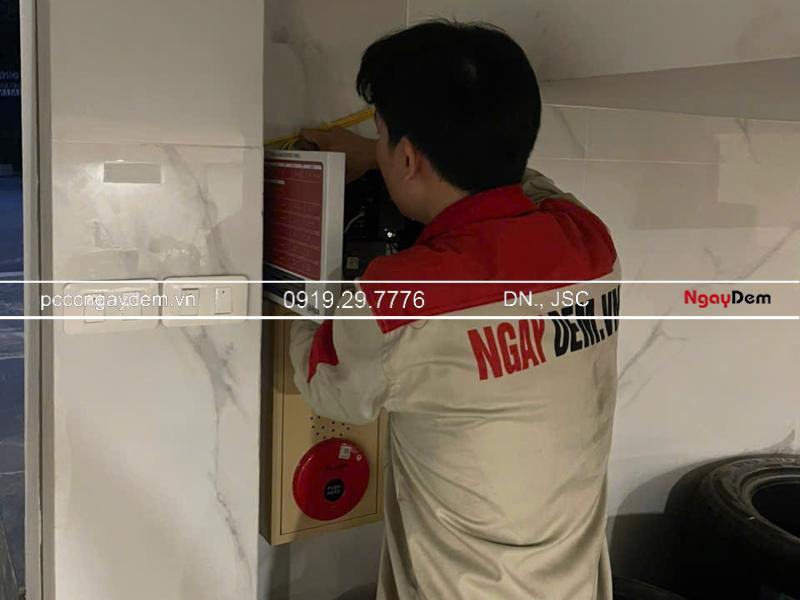 Thi công PCCC văn phòng Công ty CP Tập Đoàn Pon AZ Long Biên, Hà Nội