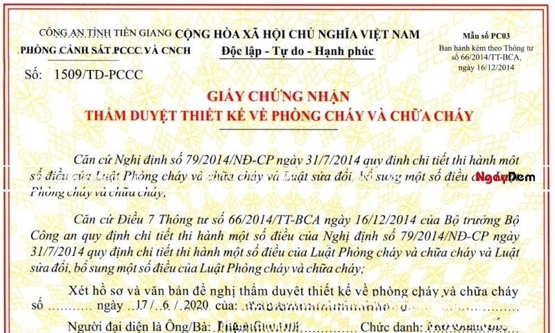 Giấy phép PCCC
