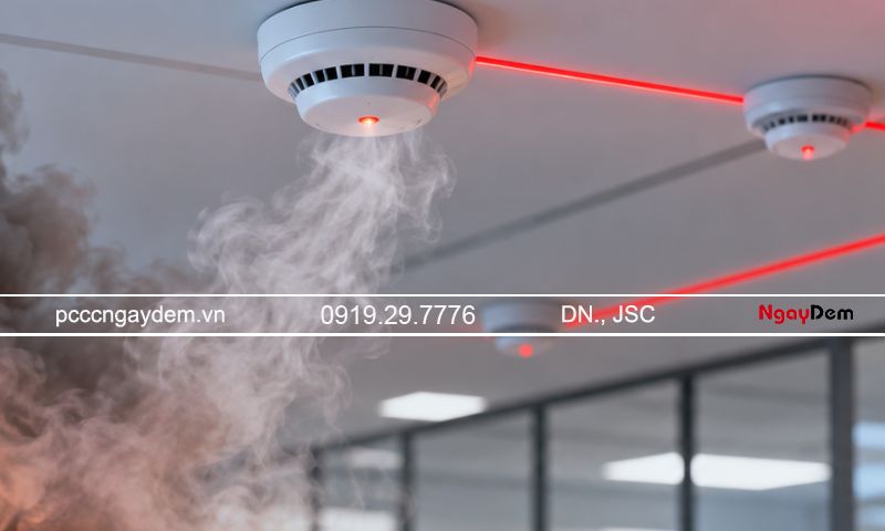 Hệ thống báo cháy là gì? Cấu tạo và nguyên lý hoạt động chi tiết Bắt đầu phát hiện dấu hiệu cháy