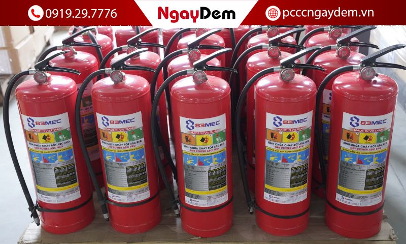 Giải mã ký hiệu ABC trên bình chữa cháy bột chi tiết và dễ hiểu nhất