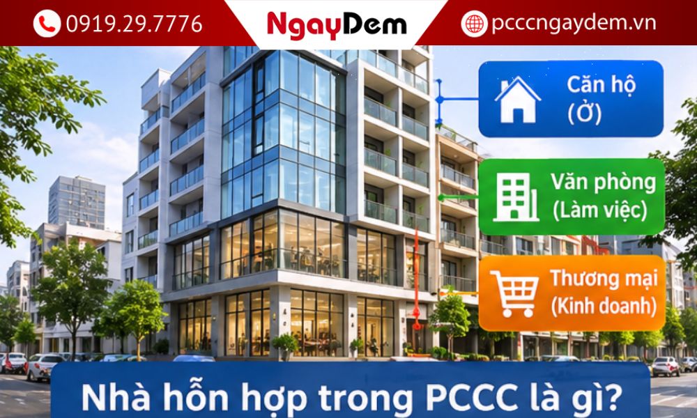 Nhà hỗn hợp trong PCCC là gì? Cách phân loại và áp dụng nhà hỗn hợp trong pccc là gì